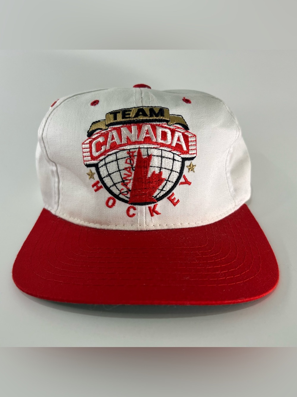 STARTER Team Canada Hockey Vintage Strapback Hat Snapback Cap 90s RARE OS